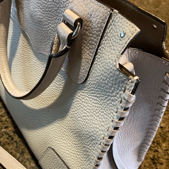 Rebecca Minkoff Pebble Grey Structured Handbag - Picture 2 of 7